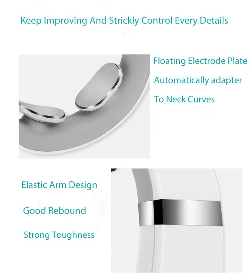 Cervical Massager Portable Mini Neck and Shoulder Massager Current Deep Massage Neck Compression Care